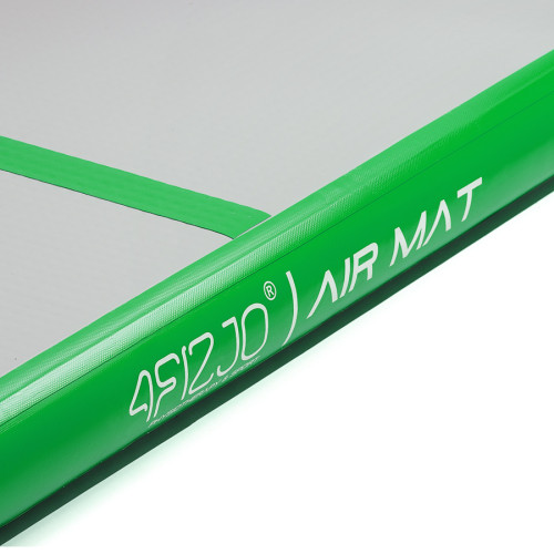 Мат гімнастичний  4FIZJO Air Track Mat 500 x 100 x 15 см white-green - фото №5